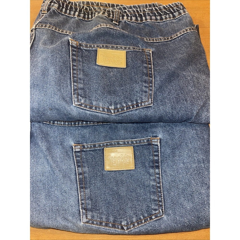 Haband Casual Joe Jeans Men 56 / L Blue 03L Lot Of 2